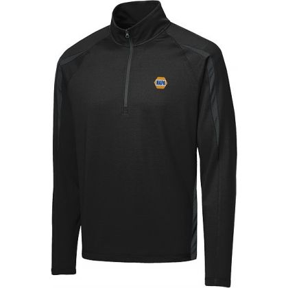 2367086, Small, Black/Charcoal, Left Chest, NAPA Bolt - Full Color.